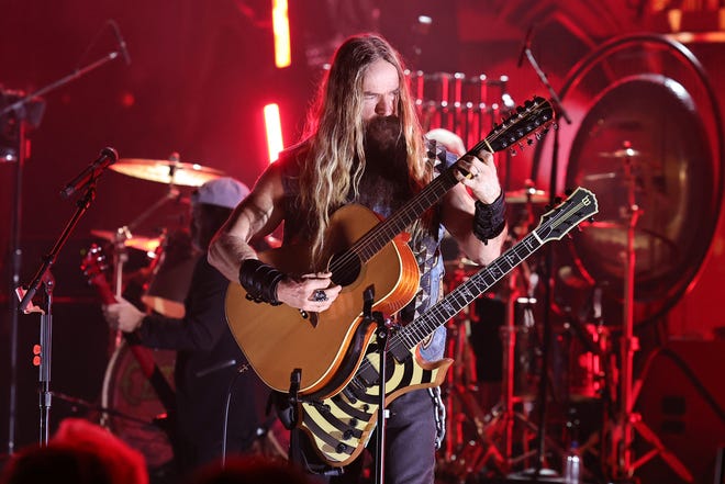 CLEVELAND, OHIO - OCTOBER 19: Zakk Wylde performs onstage during the 2024 Rock & Roll Hall Of Fame Induction Ceremony streaming on Disney+ at Rocket Mortgage Fieldhouse on October 19, 2024 in Cleveland, Ohio. (Photo by Theo Wargo/Getty Images for The Rock and Roll Hall of Fame)