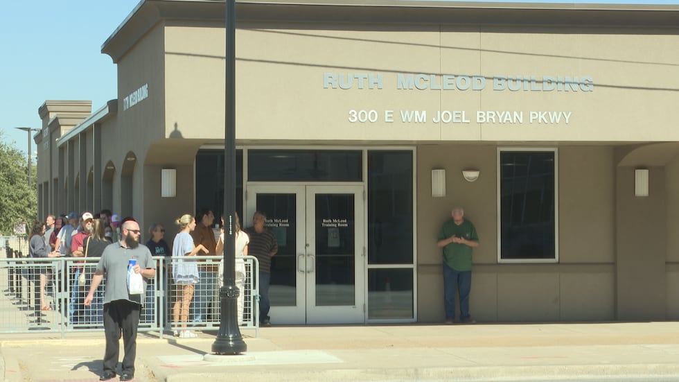 A total of 5,144 people in Brazos county cast their ballot on day one of early voting.