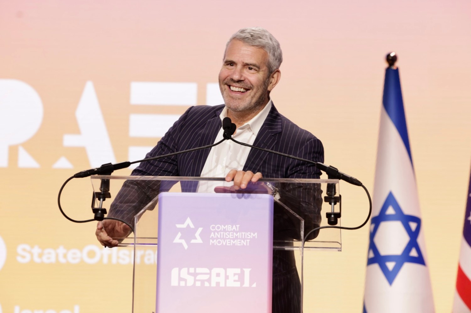 Andy Cohen at Voices For Truth: Influencers Against Antisemitism event on June 30.