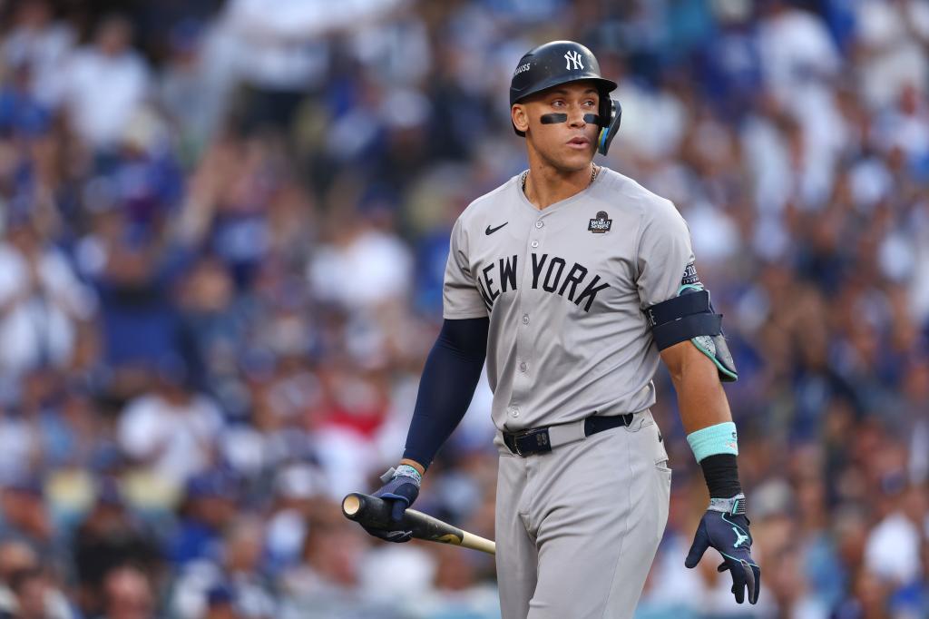 Aaron Judge's postseason struggles follow him to World Series