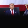 Former President Donald Trump speaks during a campaign event in Tucson, Ariz., on Thursday. Trump has used a swing through the south west to focus on economic issues but despite touting his economic policies, the candidate has continued to focus on immigration and repeating false and debunked conspiracies about immigrant communities.