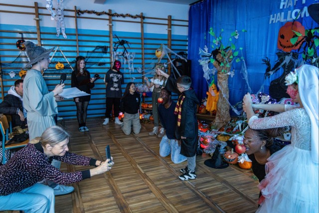 American Frights and Polish Delights: U.S. Soldiers and Żagań kids celebrate Halloween in Poland