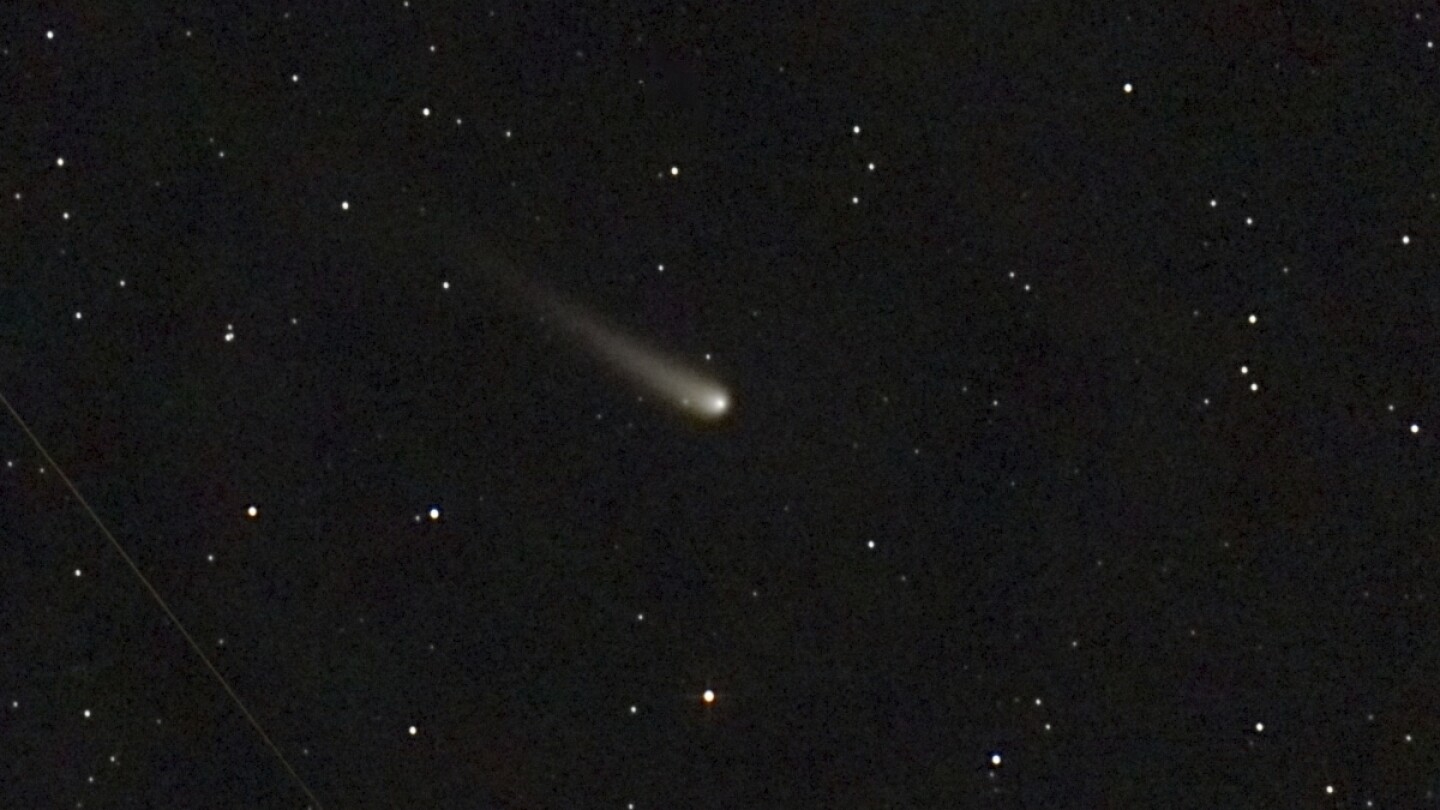 A rare comet brightens the night skies in October