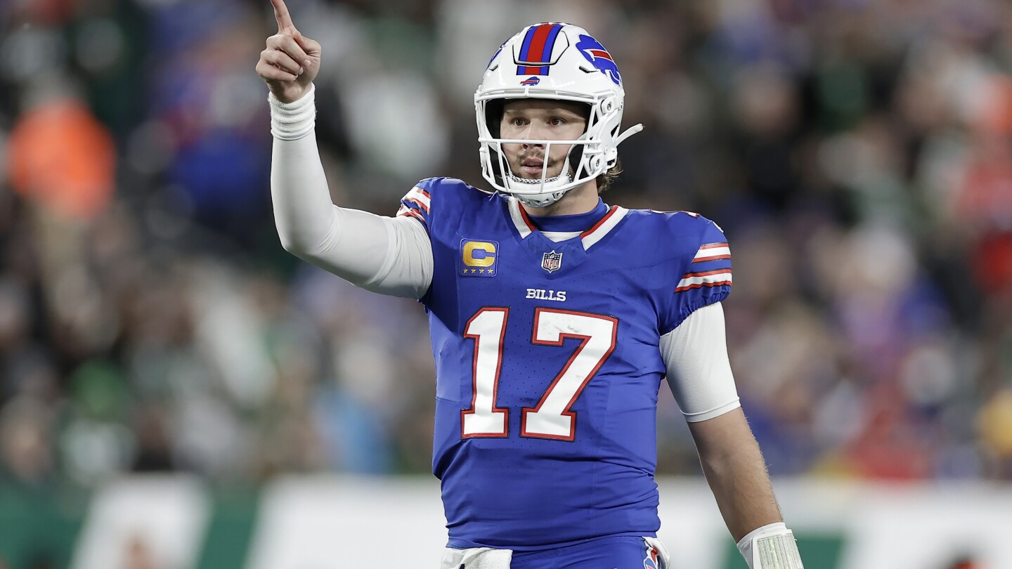 Allen and Bills overcome Rodgers' Hail Mary and beat Jets 23-20 to take control in AFC East