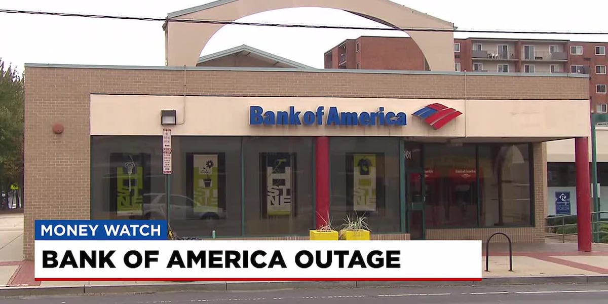 Bank of America customers report outage on website, banking app