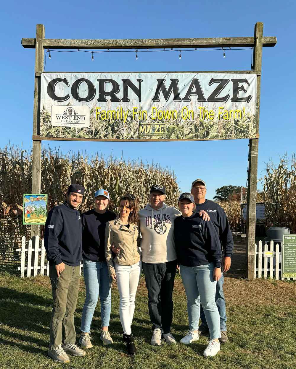 Bill Billicheck and GF Jordan Embrace Fall Spirit at Corn Maze