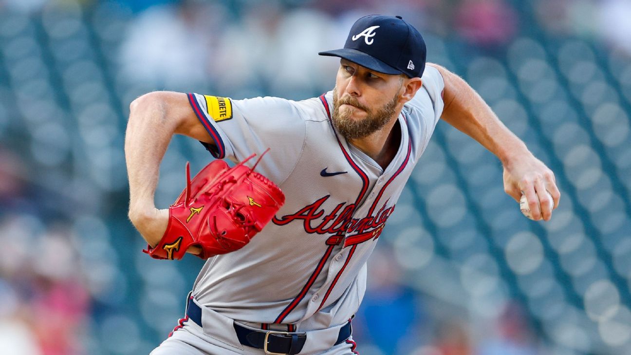 Braves ace Chris Sale (back spasms) late scratch vs. Braves