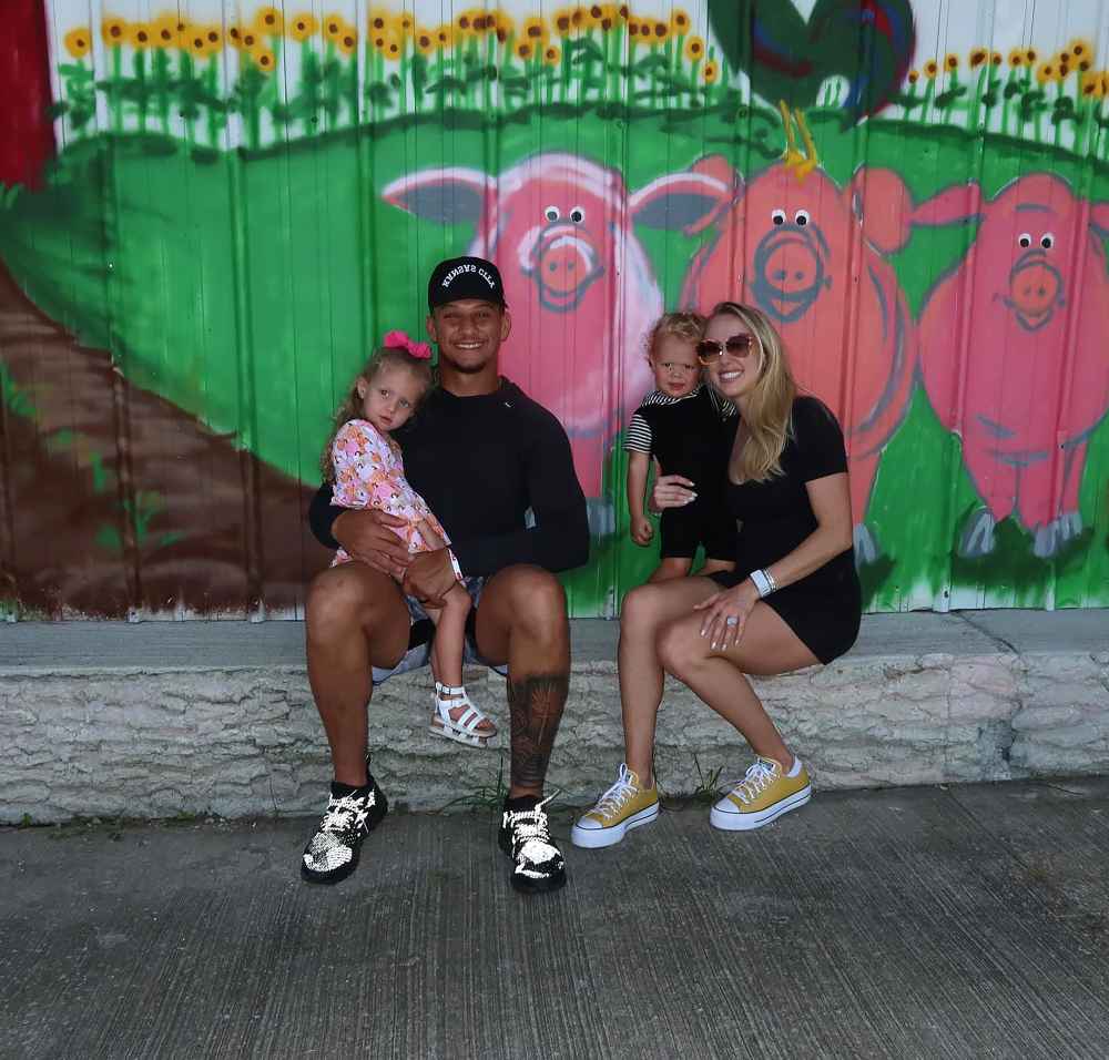 Brittany Mahomes Is 'Crying' Comparing Photos of Son Bronze at the Pumpkin Patch a Year Apart