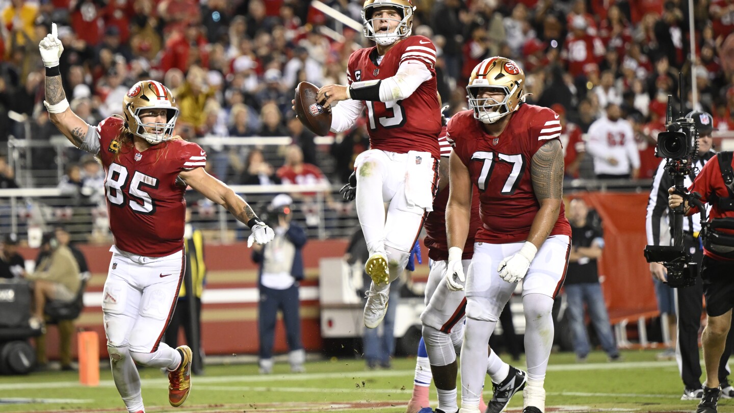 Brock Purdy helps the 49ers bounce back with a 30-24 victory over the Cowboys