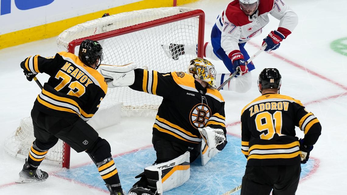 Bruins beat Canadiens 6-4 in home opener