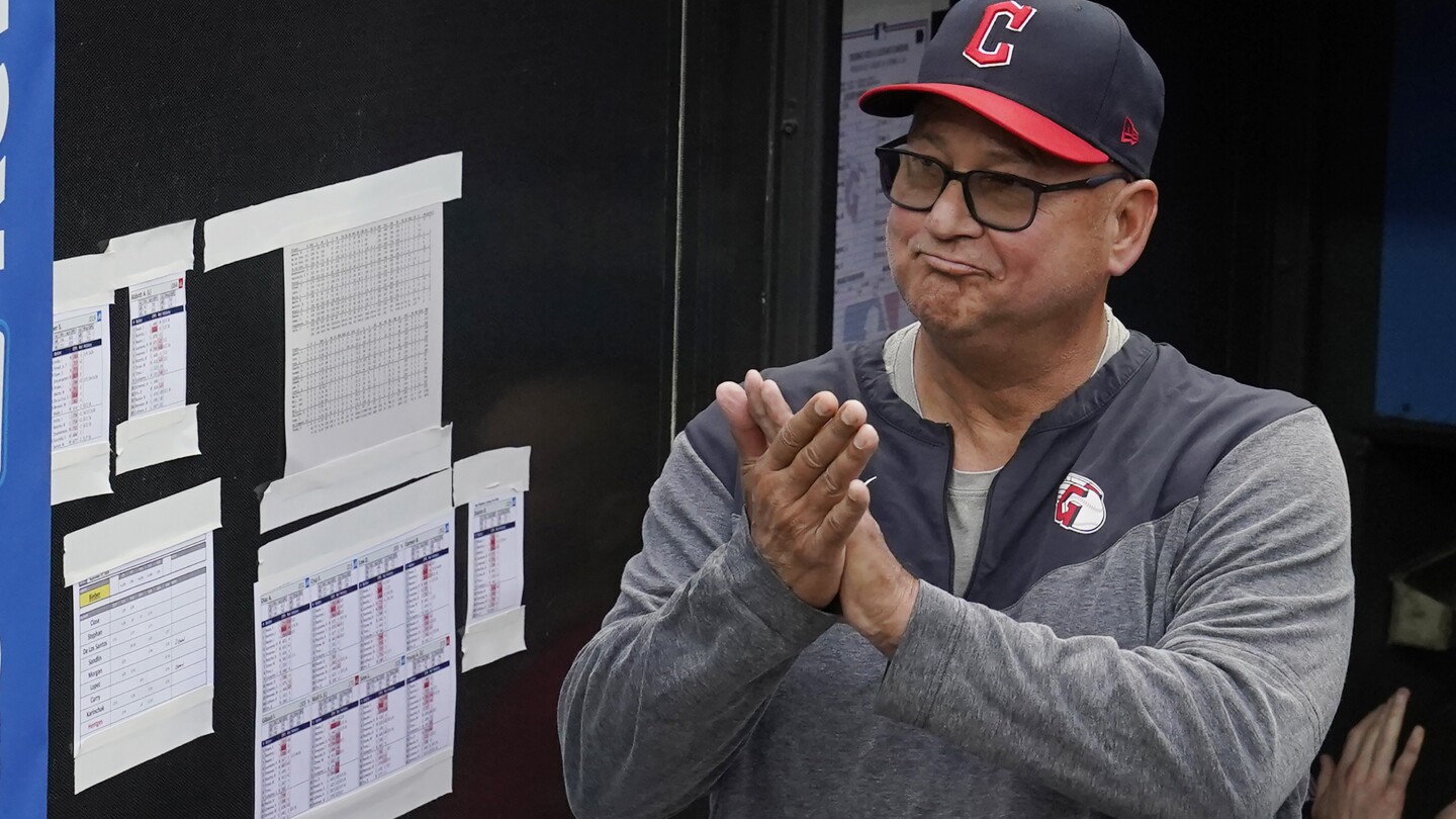 Cincinnati Reds hiring Terry Francona as manager, year after leaving Cleveland, AP source says.