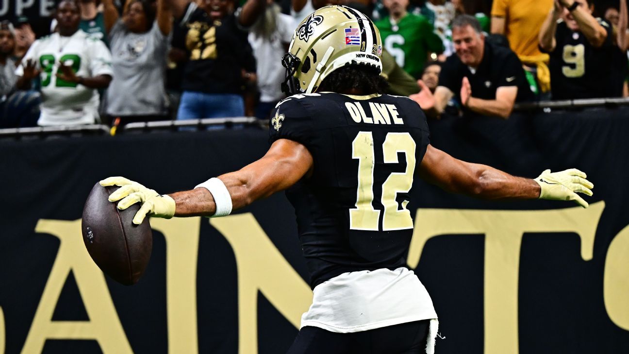 El ascenso de Chris Olave con los Saints