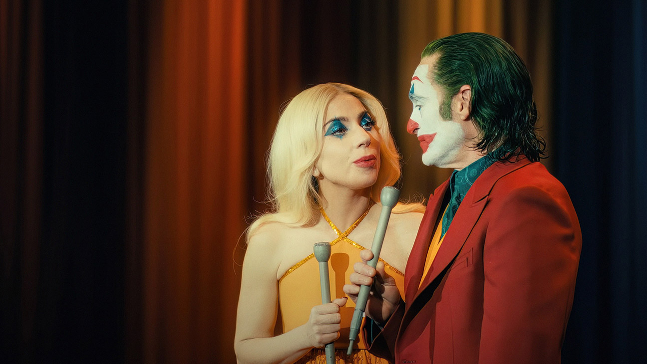 Joker Folie A Deux, from left: Lady Gaga as Harley Quinn, Joaquin Phoenix as Joker, 2024.