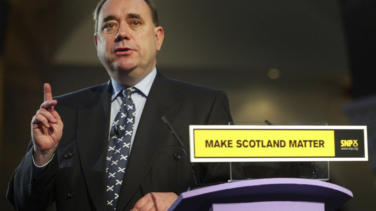 Former Scottish First Minister Alex Salmond dies at 69