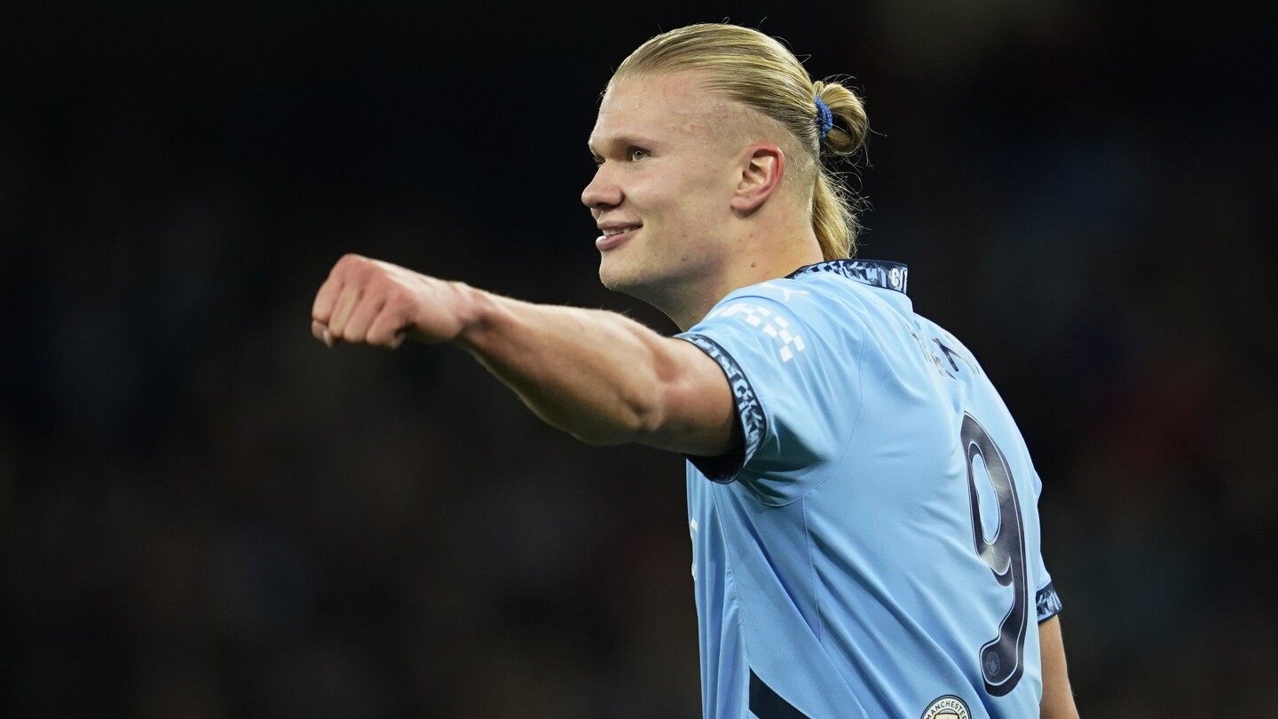 'Freak' Haaland scores outrageous goal for Man City in the Champions League