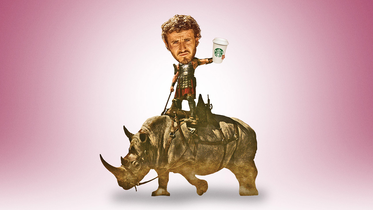 Don’t tell Paul Mescal that gladiators never rode rhinos (or, for that matter, drank Starbucks).