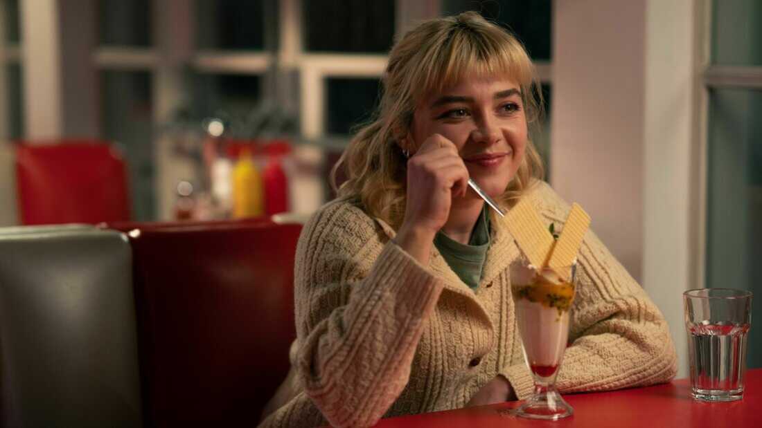 Florence Pugh in We Live in Time.