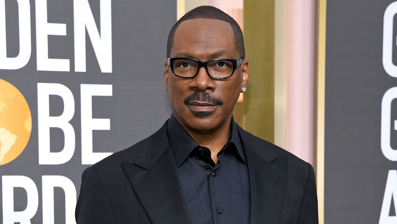 Eddie Murphy at the 2023 Golden Globes, where he received the Cecil B. DeMille Award for his 'outstanding contributions to the world of entertainment.'