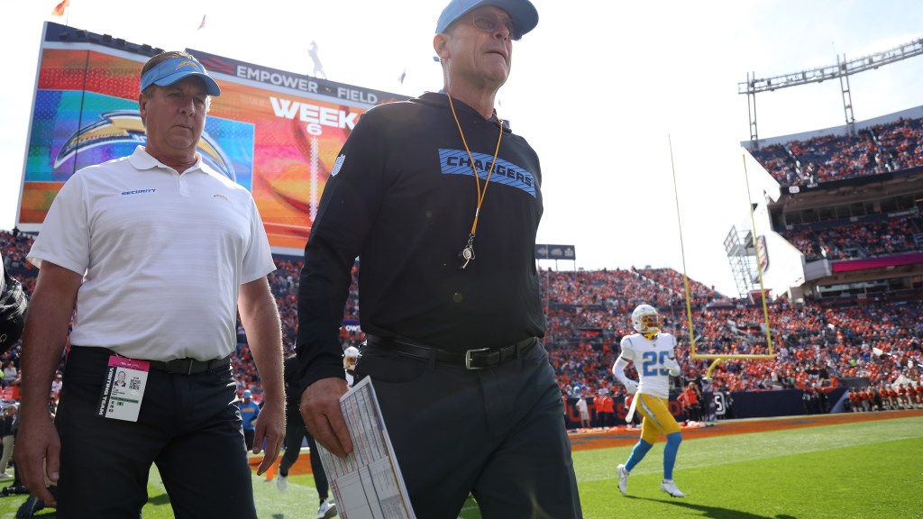 Jim Harbaugh explains brief exit vs. Broncos