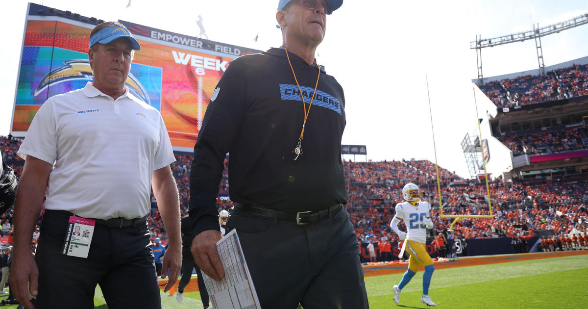 Jim Harbaugh misses part of Chargers' win over Broncos for treatment of irregular heartbeat