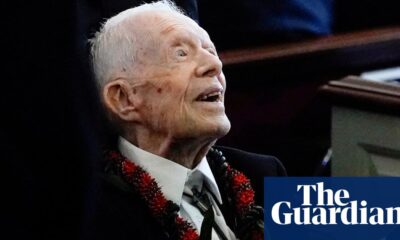 Jimmy Carter has voted in presidential election, representatives confirm | US elections 2024