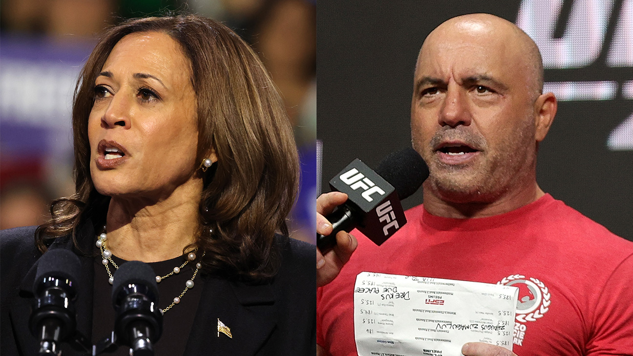 Joe Rogan In Talks for Kamala Harris Interview