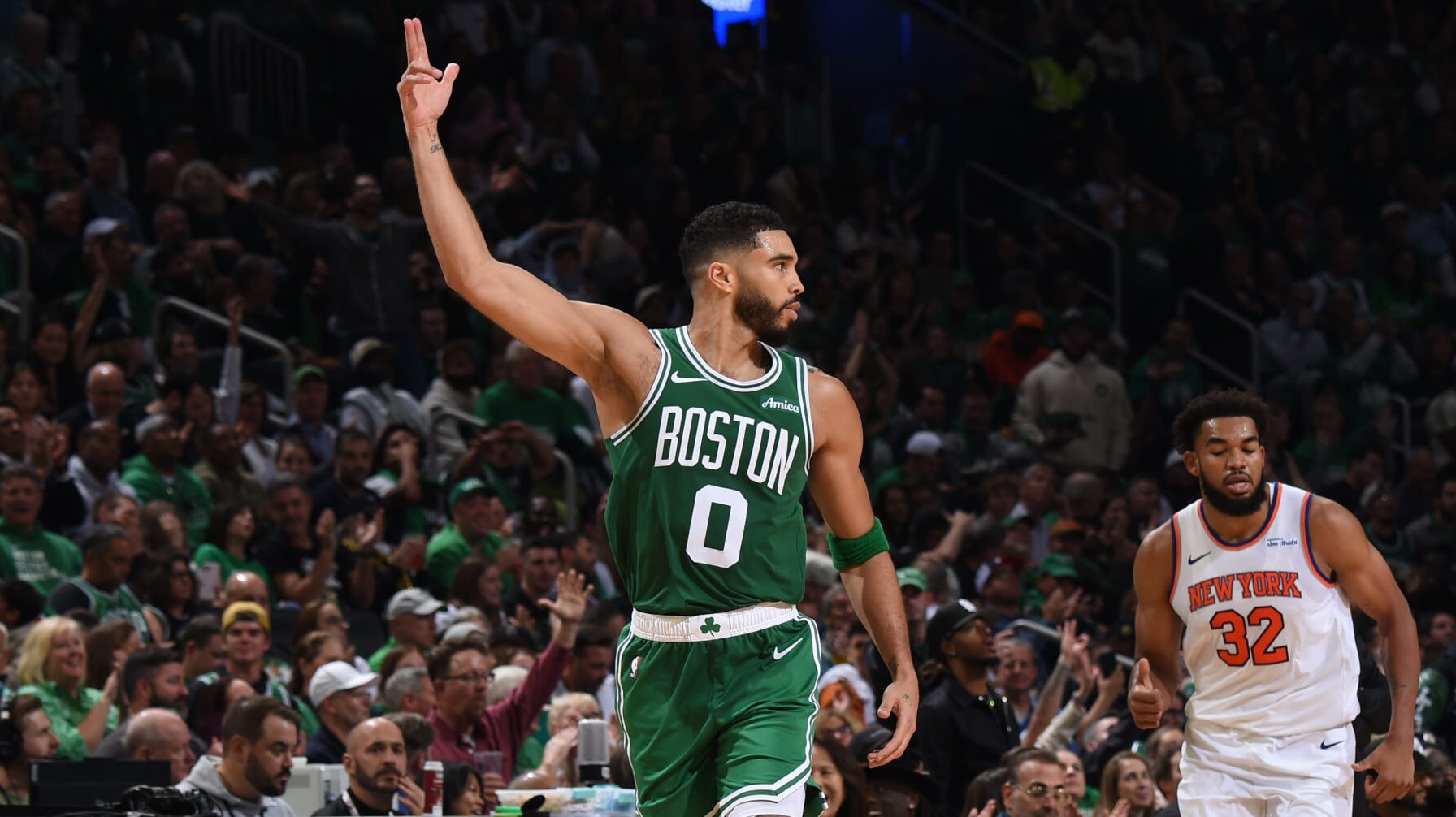 Celtics celebrate their 18th NBA title with banner-raising and ring ceremony