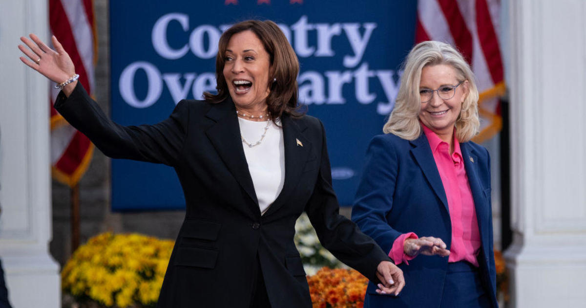 Liz Cheney campaigns with Kamala Harris for first time, as campaign continues GOP outreach