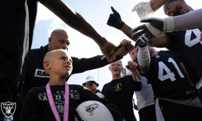 Pediatric cancer warriors get experience of a lifetime thanks to Intermountain Health and the Las Vegas Raiders