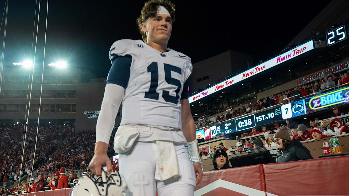 Penn State's Drew Allar Injured at Wisconsin, Adding Drama to Ohio State Game