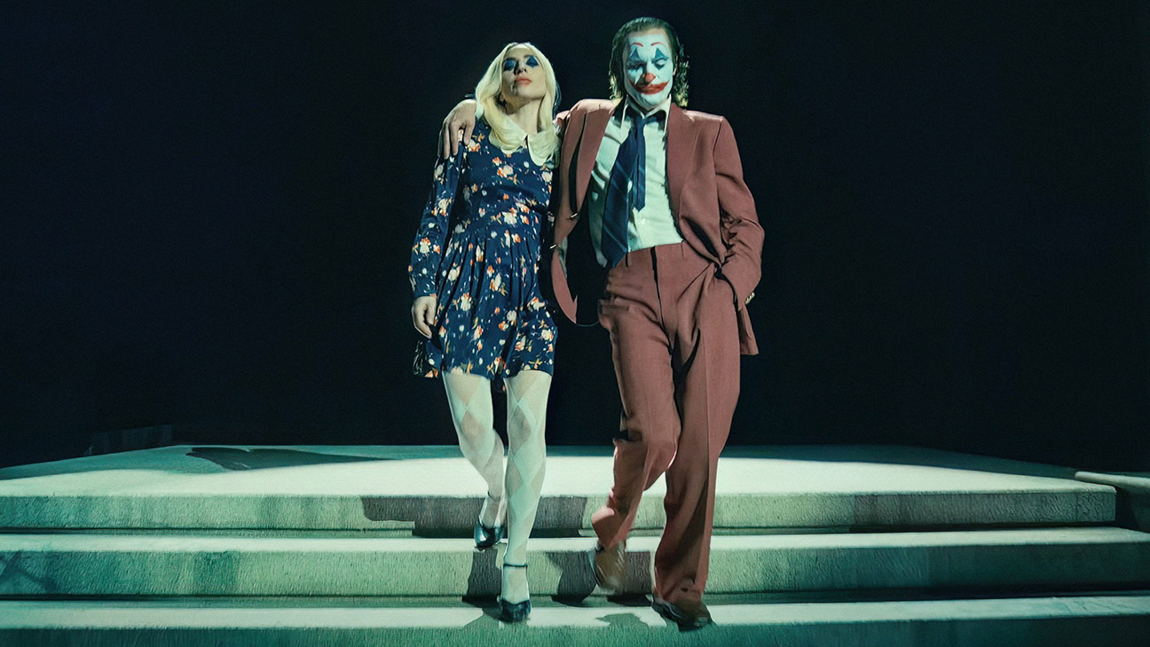 Joker Folie A Deux, from left: Lady Gaga as Harley Quinn, Joaquin Phoenix as Joker, 2024.