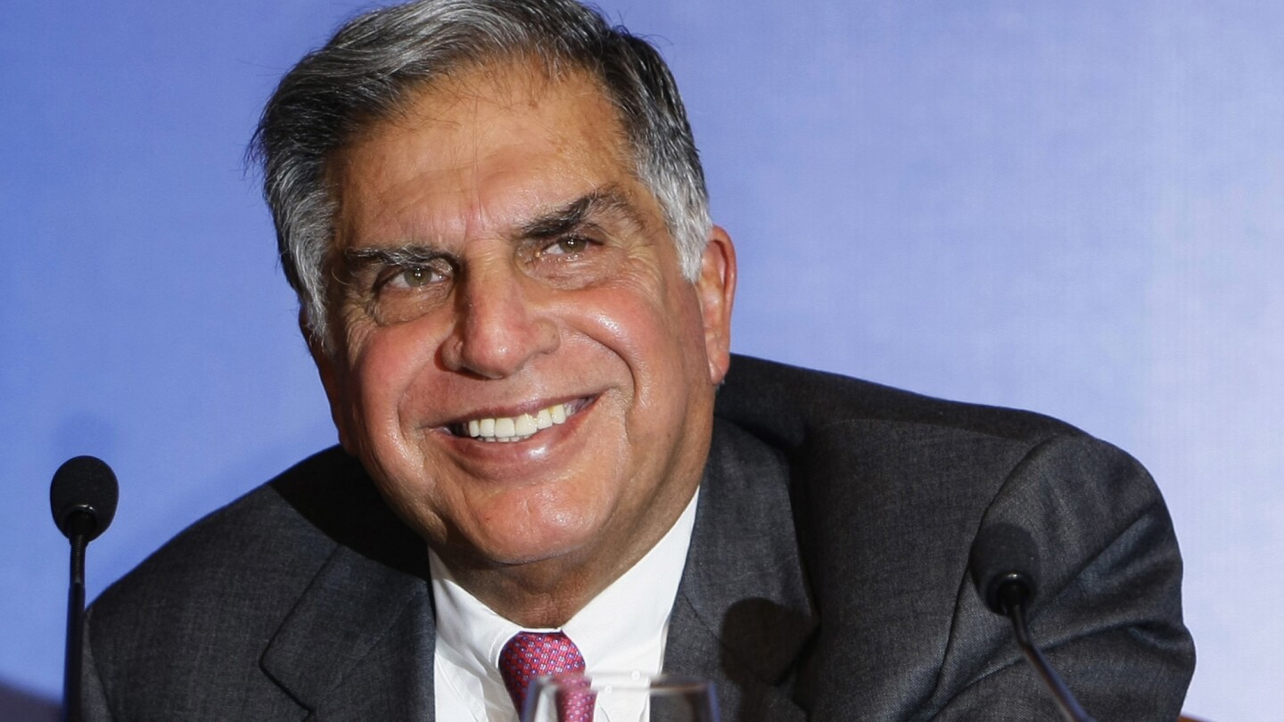 Ratan Tata, former chairman of India’s Tata Sons, dies at 86