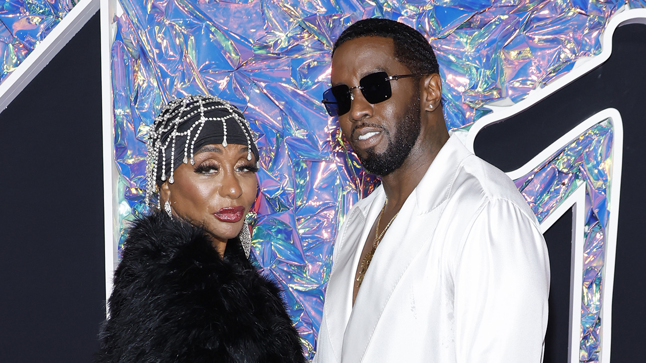 Janice Combs and Sean "Diddy" Combs at the 2023 MTV Video Music Awards