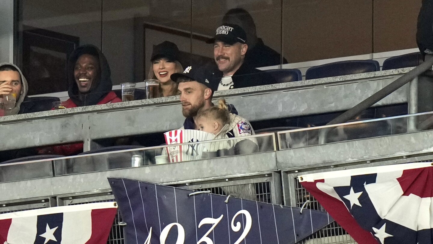 Taylor Swift and Travis Kelce attend ALCS game at Yankee Stadium