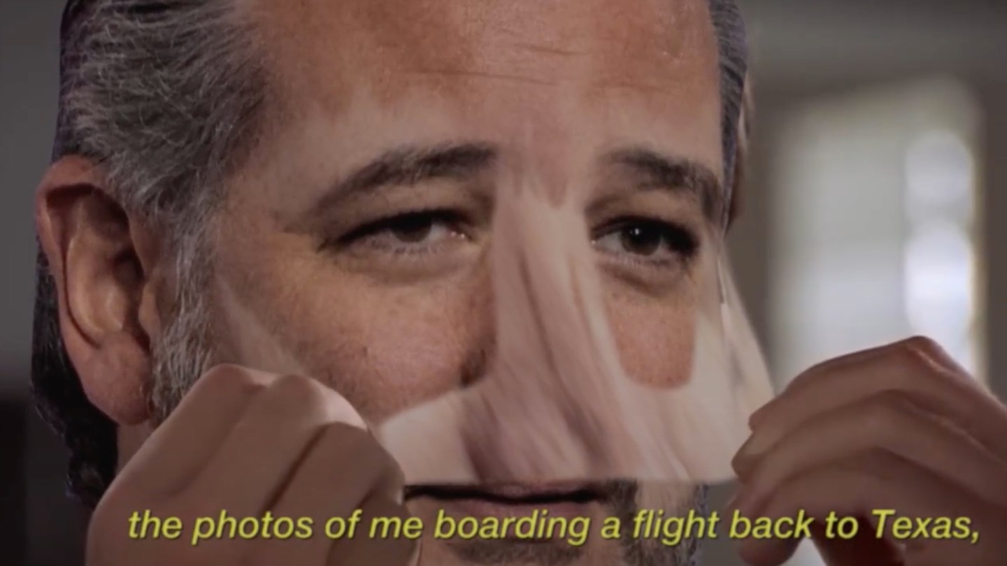 Ted Cruz 'American Psycho' Ad About Cancun Trip Released by NRDC PAC