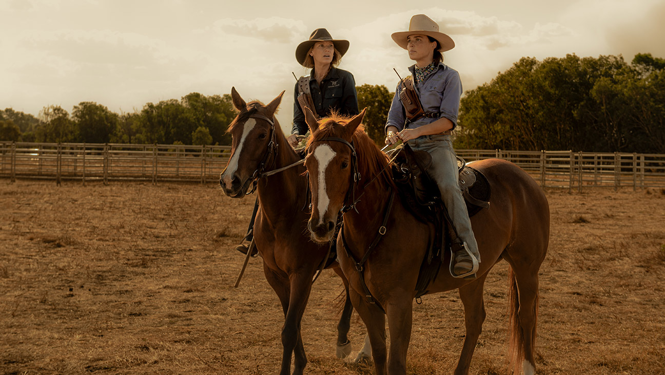 Anna Torv (left) and Philippa Northeast in 'Territory.'