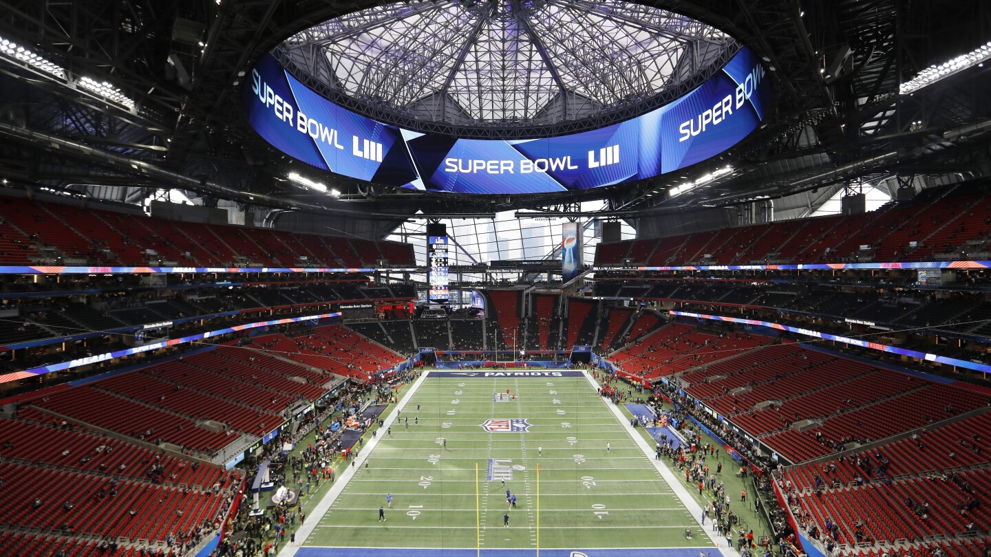 The Super Bowl will return to Atlanta's Mercedes-Benz Stadium in 2028