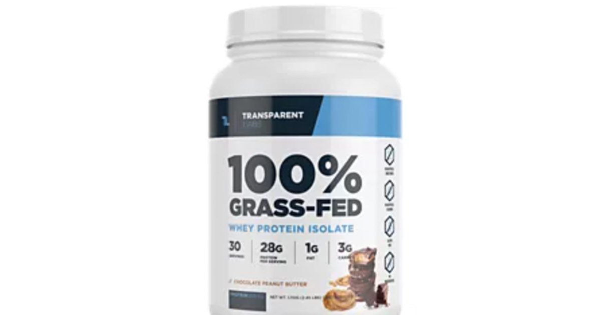 This 100% Grass-Fed Protein Isolate Is Just $60