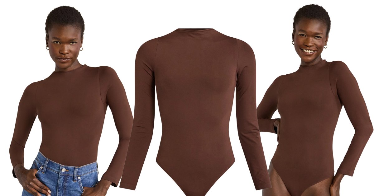 This Walmart Mock Neck Long Sleeve Bodysuit Is Just $7