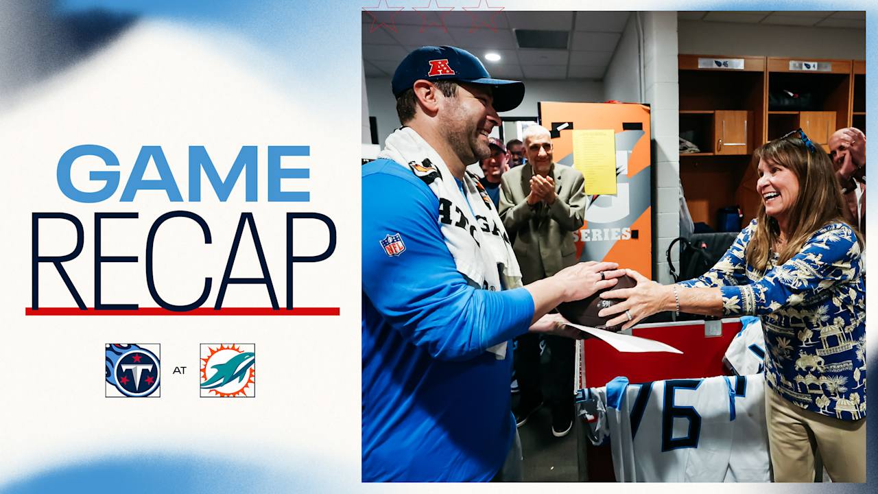 Titans Scratch Out 31-12 Victory Over the Dolphins in Brian Callahan's First Win as Head Coach