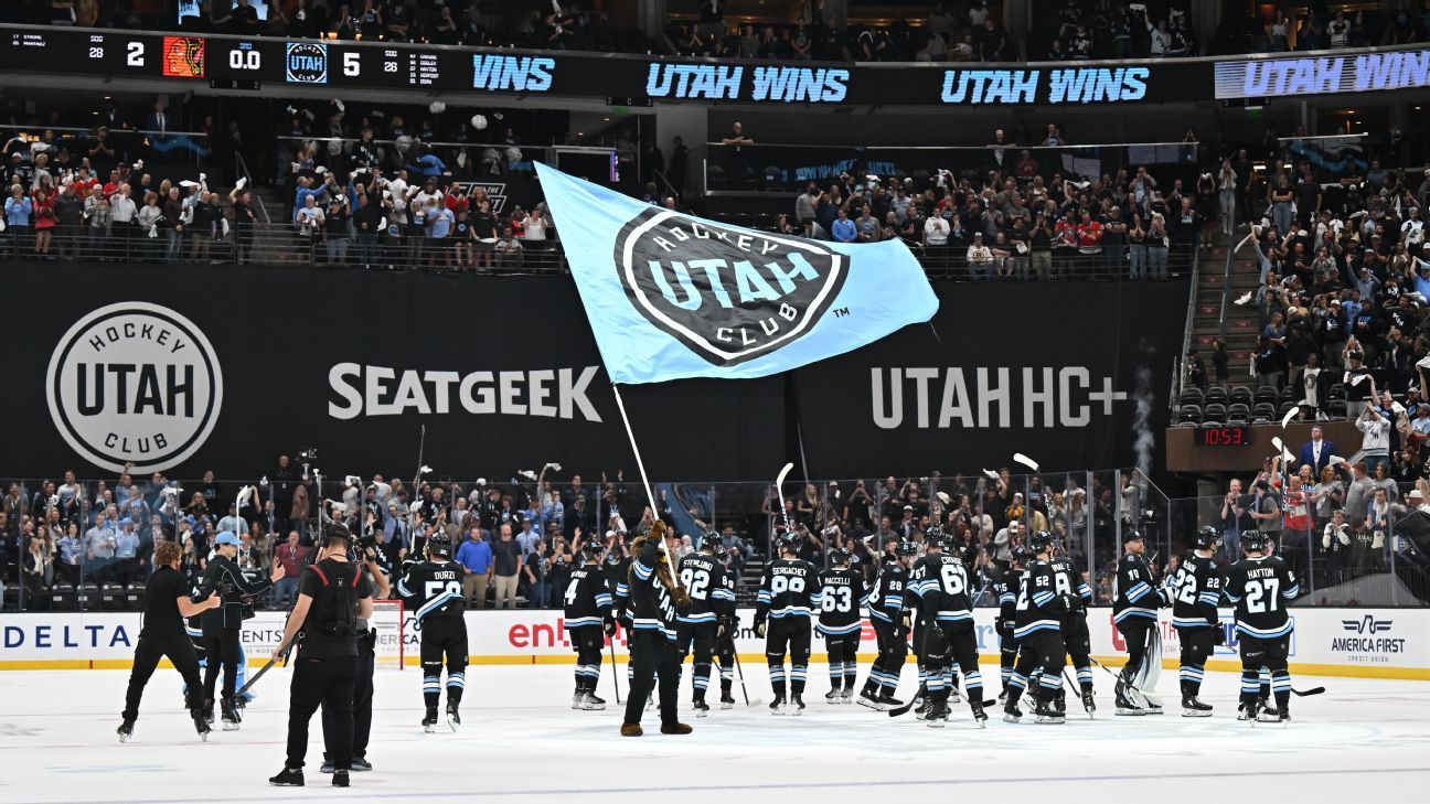 Utah Hockey Club beats Chicago Blackhawks in inaugural game