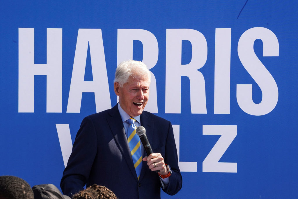 WATCH: Bill Clinton rallies for Harris at Georgia campaign event