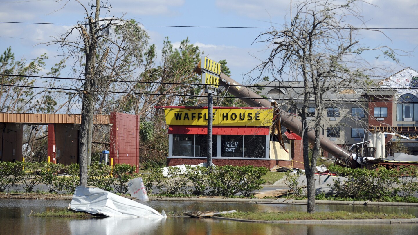 Waffle House Index helps Southerners and FEMA judge a hurricane's severity