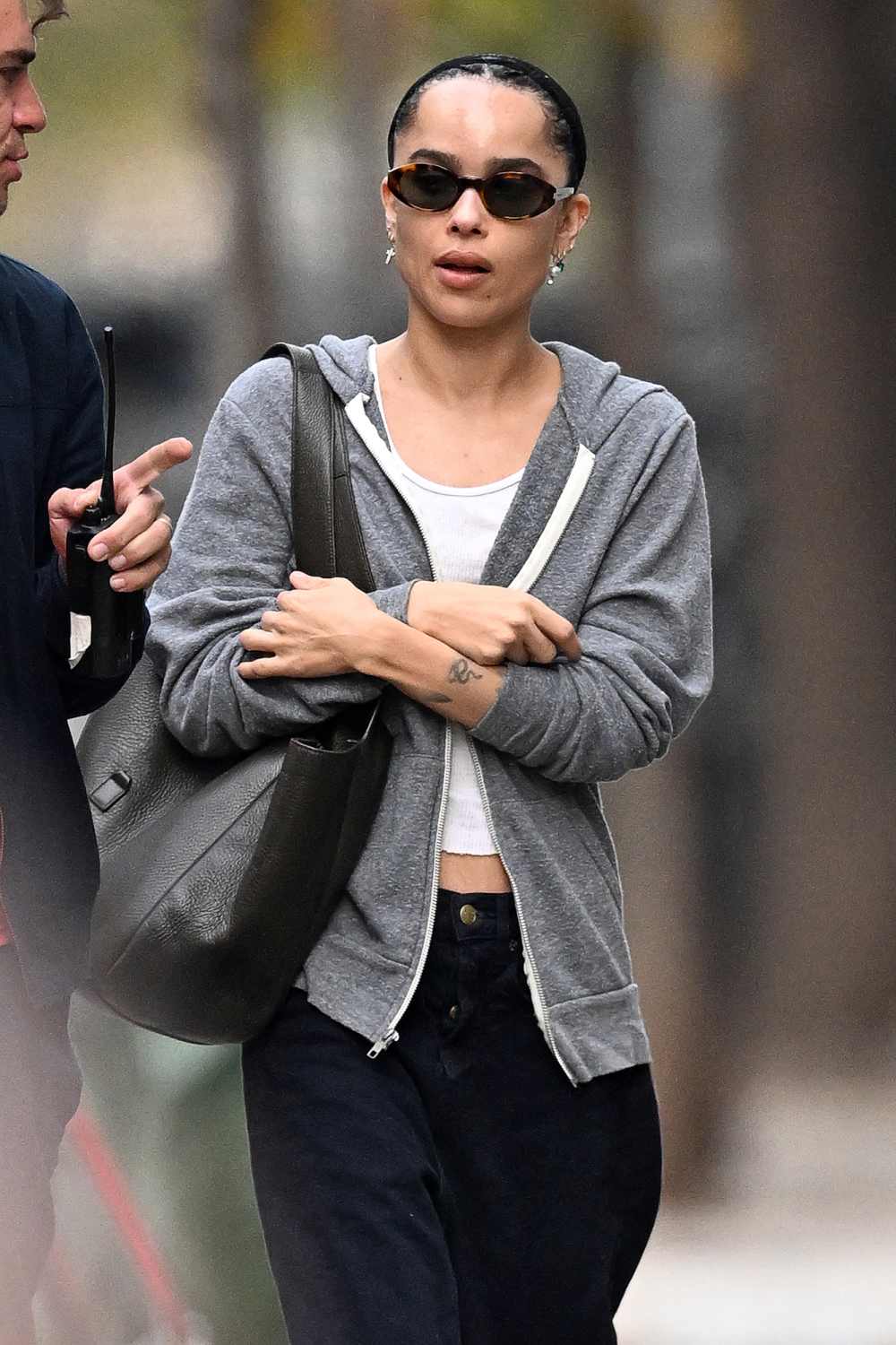 Zoe Kravitz Hides Her Ring Finger Following Split From Ex-Fiance Channing Tatum