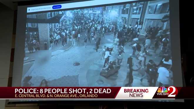 chaotic downtown orlando shooting