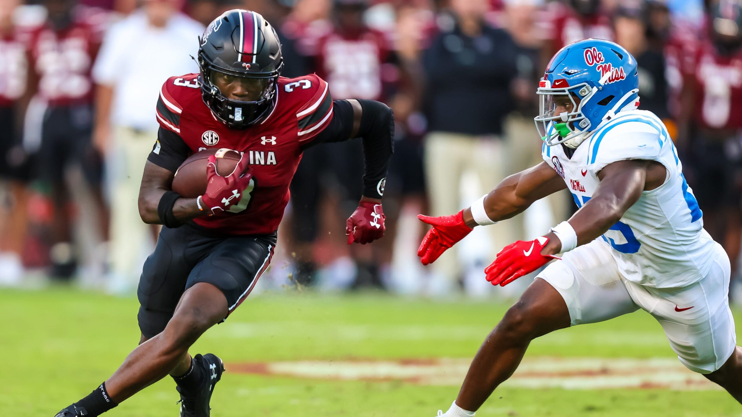 South Carolina WR exits game vs Texas A&M