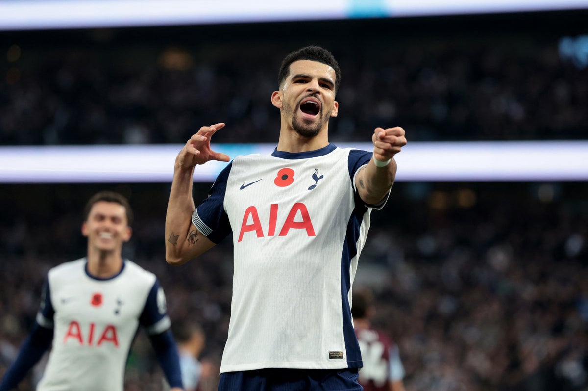 Tottenham vs Aston Villa LIVE: Premier League result and reaction as Solanke double completes Spurs turnaround