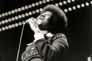 American soul singer Aretha Franklin (1942-2018) performs on stage during the 'Duke Ellington...We Love You Madly' tribute show at The Shubert Theatre in Los Angeles, United States on 13th January 1973. (Photo by David Redfern/Redferns)