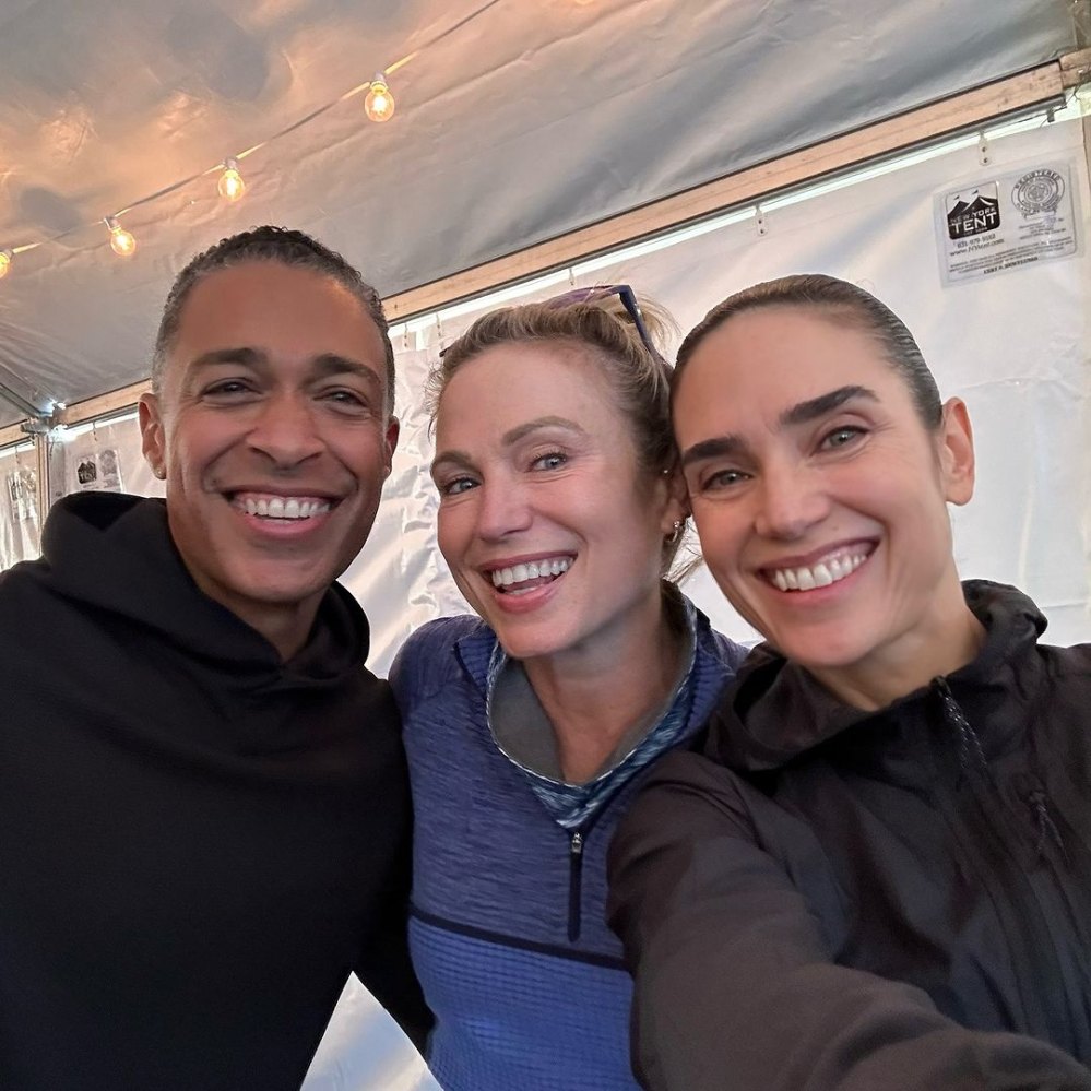 T.J. Holmes, Amy Robach and Jennifer Connelly