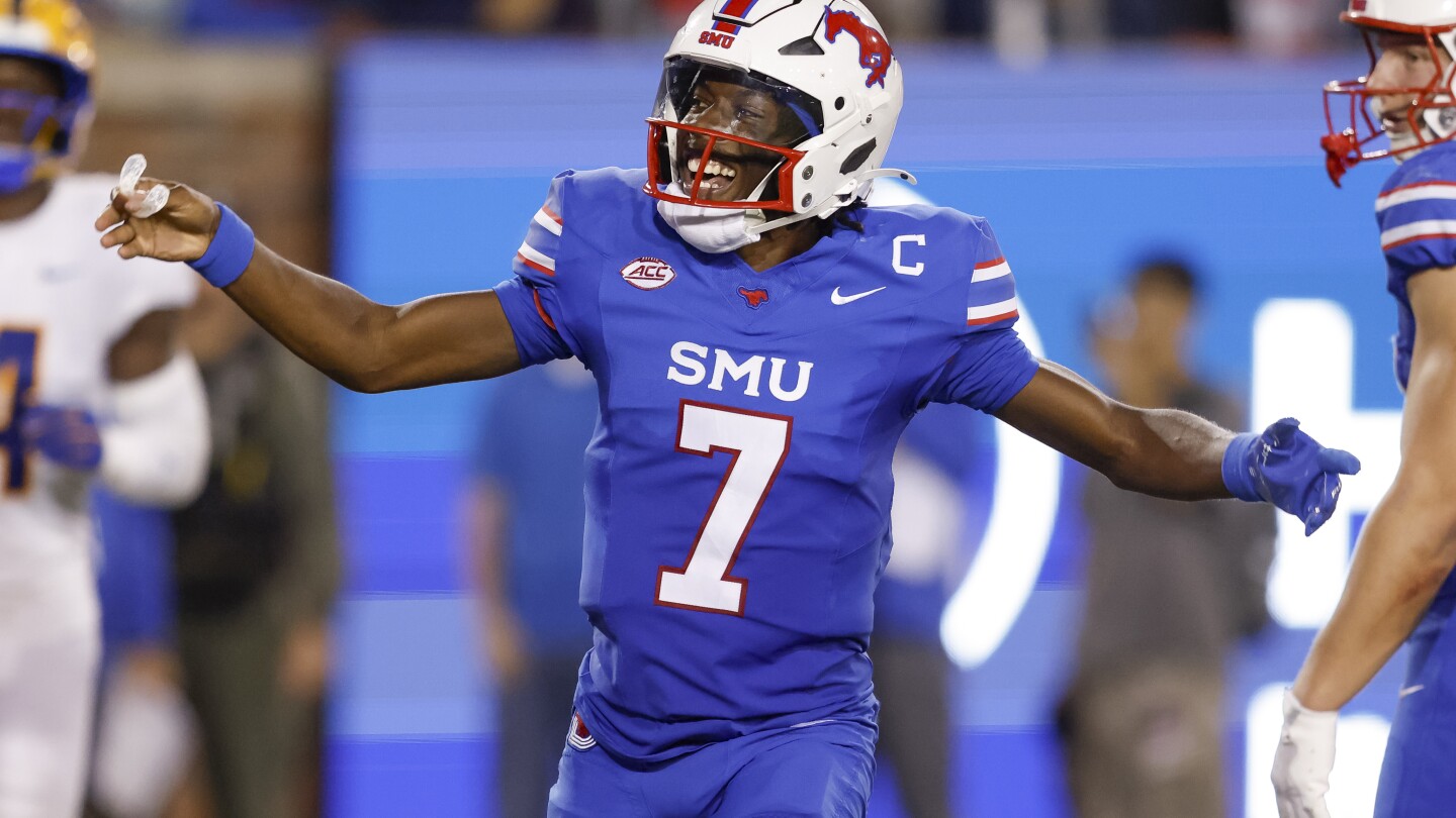 AP Top 25 Extra Points: No. 13 SMU's 5-0 start in ACC is best ever for a first-year Power Four team